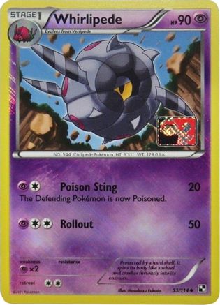Whirlipede - 53/114 (League Promo) (53) [League & Championship Cards] Reverse Holofoil