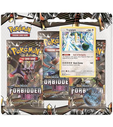 Pokemon Forbidden Light 3 Pack Blister [Regigigas]