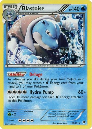 Blastoise - 16/101 (Cosmos Holo) (16) [Blister Exclusives] Holofoil