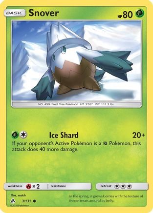 Snover (3) [SM - Forbidden Light]