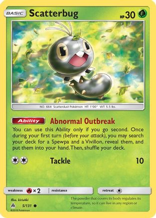Scatterbug (5) (5) [SM - Forbidden Light]
