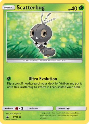 Scatterbug (6) (6) [SM - Forbidden Light] Reverse Holofoil