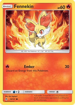Fennekin (14) (14) [SM - Forbidden Light]