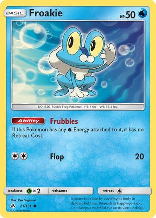 Froakie (21) (21) [SM - Forbidden Light]