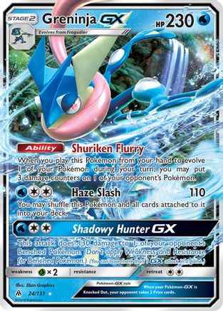 Greninja GX (24) [SM - Forbidden Light] Holofoil