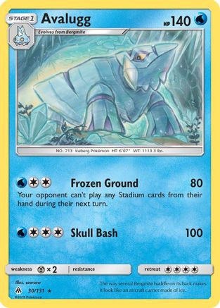 Avalugg (30) [SM - Forbidden Light] Reverse Holofoil