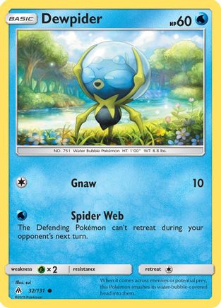 Dewpider (32) [SM - Forbidden Light] Reverse Holofoil