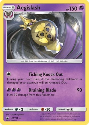 Aegislash (49) [SM - Forbidden Light]