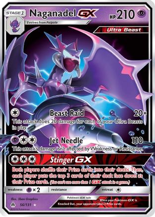 Naganadel GX (56) [SM - Forbidden Light] Holofoil