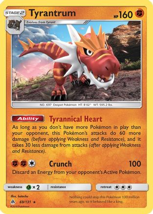 Tyrantrum (69) [SM - Forbidden Light] Holofoil