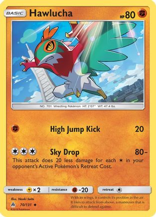 Hawlucha (70) [SM - Forbidden Light] Reverse Holofoil