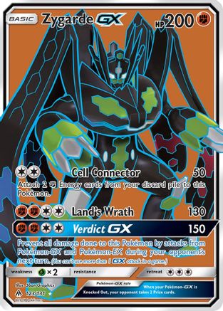Zygarde GX (Full Art) (123) [SM - Forbidden Light] Holofoil