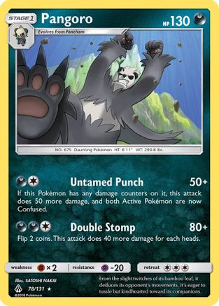 Pangoro (78) [SM - Forbidden Light] Reverse Holofoil