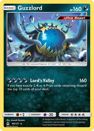 Guzzlord (80) [SM - Forbidden Light] Reverse Holofoil