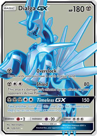 Dialga GX (Full Art) (125) [SM - Forbidden Light] Holofoil