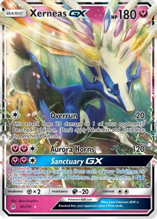 Xerneas GX (90) [SM - Forbidden Light] Holofoil