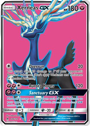 Xerneas GX (Full Art) (126) [SM - Forbidden Light] Holofoil