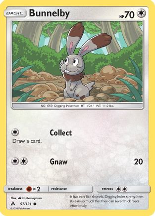 Bunnelby (97) [SM - Forbidden Light] Reverse Holofoil