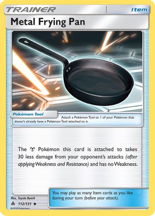 Metal Frying Pan (112) [SM - Forbidden Light] Reverse Holofoil