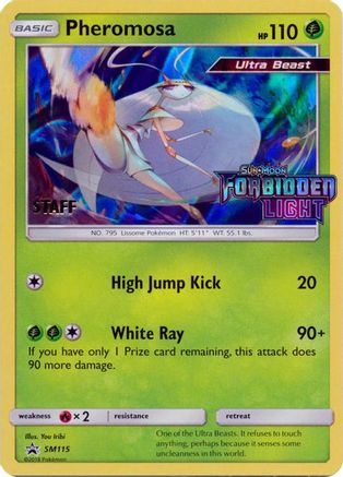 Pheromosa - SM115 (Prerelease) [Staff] (SM115) [SM Promos] Holofoil