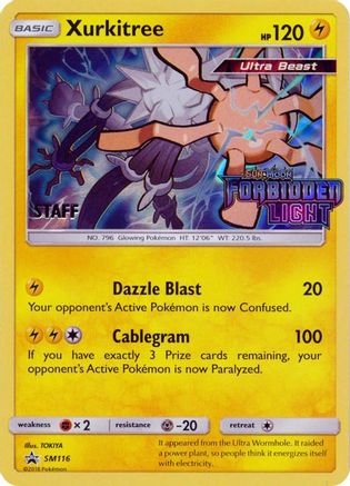 Xurkitree - SM116 (Prerelease) [Staff] (SM116) [SM Promos] Holofoil