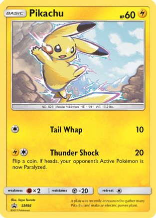 Pikachu - SM98 (SM98) [SM Promos] Holofoil