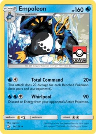 Empoleon - 34/156 (Pokemon League) (34) [League & Championship Cards] Reverse Holofoil