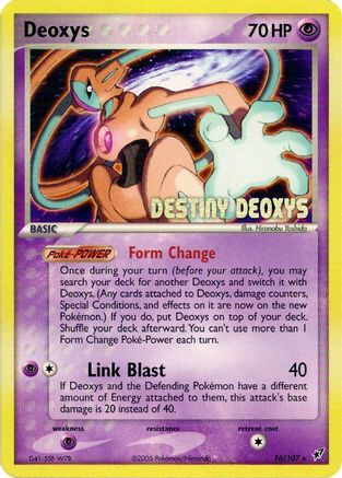 Deoxys (Normal Forme) - 16/107 (Movie Promo) (16) [Miscellaneous Cards & Products]