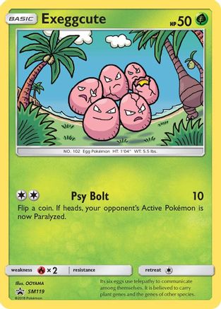 Exeggcute - SM119 (SM119) [SM Promos] Holofoil