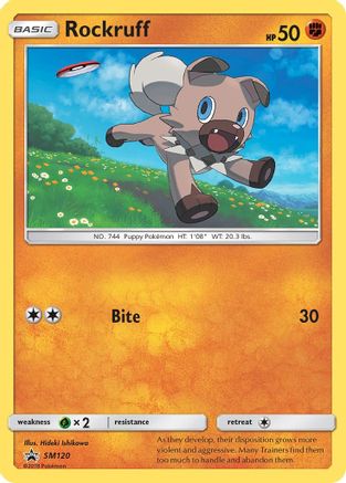 Rockruff - SM120 (SM120) [SM Promos] Holofoil