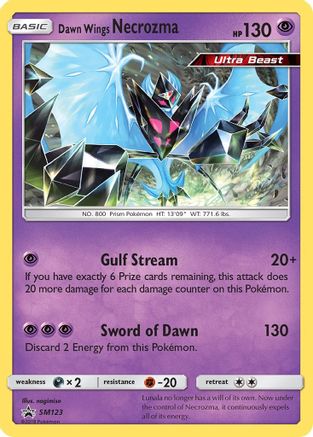 Dawn Wings Necrozma - SM123 (SM123) [SM Promos] Holofoil