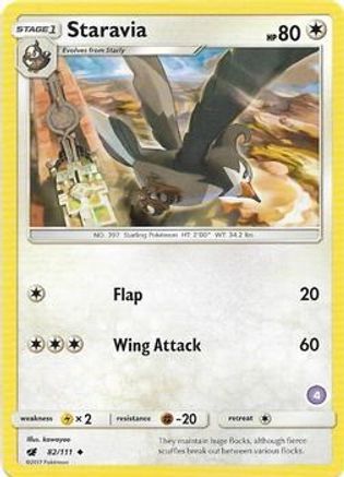 Staravia (4) () [SM Trainer Kit: Alolan Sandslash & Alolan Ninetales]