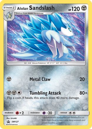 Alolan Sandslash - SM127 (SM127) [SM Promos] Holofoil