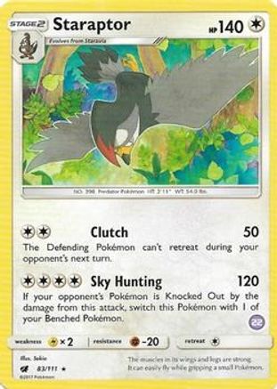 Staraptor (22) () [SM Trainer Kit: Alolan Sandslash & Alolan Ninetales]