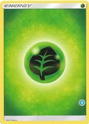 Grass Energy (5) () [SM Trainer Kit: Alolan Sandslash & Alolan Ninetales]