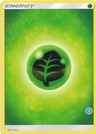 Grass Energy (7) () [SM Trainer Kit: Alolan Sandslash & Alolan Ninetales]