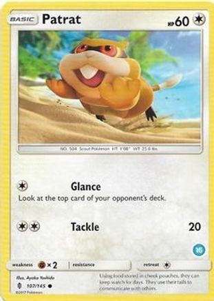 Patrat (16) () [SM Trainer Kit: Alolan Sandslash & Alolan Ninetales]