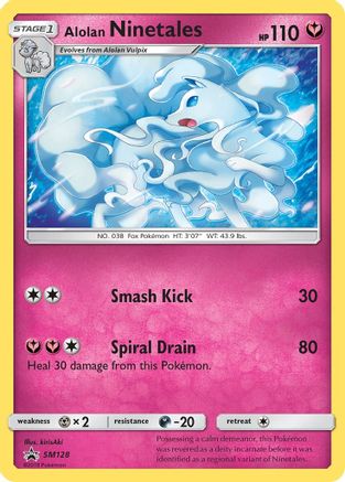 Alolan Ninetales - SM128 (SM128) [SM Promos] Holofoil