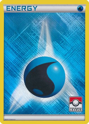 Water Energy (2011 Pokemon League Promo) () [League & Championship Cards] Holofoil