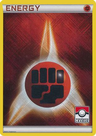 Fighting Energy (2011 Pokemon League) () [League & Championship Cards] Holofoil