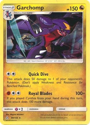 Garchomp - 99/156 (Cracked Ice Holo) (99) [Deck Exclusives] Holofoil