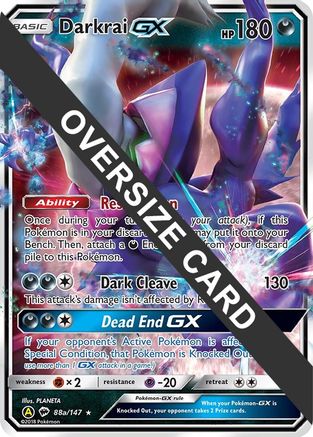 Darkrai GX - 88a/147 (88a) [Jumbo Cards] Holofoil