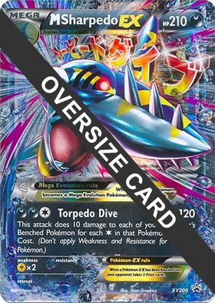 M Sharpedo EX - XY200 (XY200) [Jumbo Cards] Holofoil