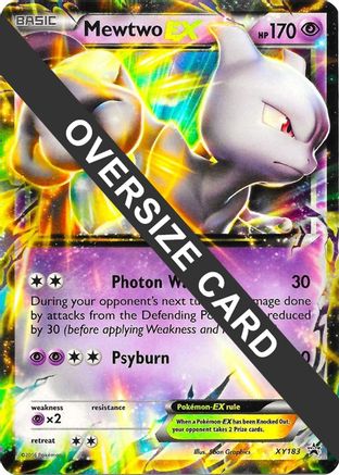 Mewtwo EX - XY183 (XY183) [Jumbo Cards] Holofoil