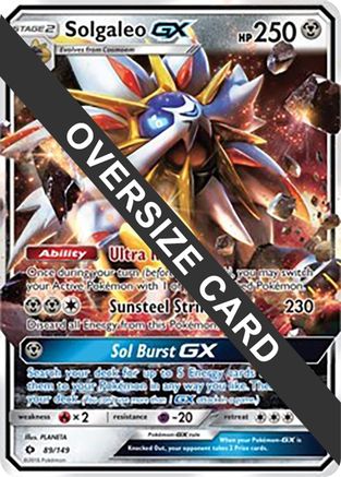 Solgaleo GX - 89/149 (89) [Jumbo Cards] Holofoil