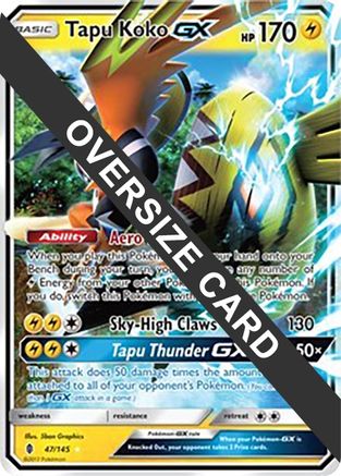 Tapu Koko GX - 47/145 (47) [Jumbo Cards] Holofoil