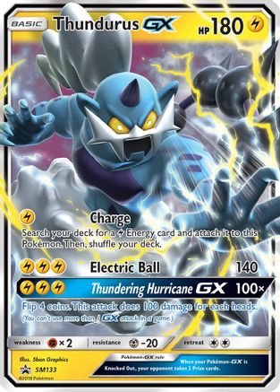 Thundurus GX - SM133 (SM133) [SM Promos] Holofoil