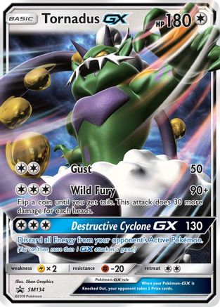 Tornadus GX - SM134 (SM134) [SM Promos] Holofoil
