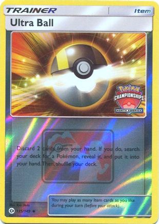 Ultra Ball - 135/149 (North America Championships) (135) [League & Championship Cards] Reverse Holofoil