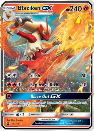 Blaziken GX (28) [SM - Celestial Storm] Holofoil